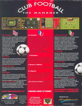 Club Football - The Manager_Disk1 box cover back